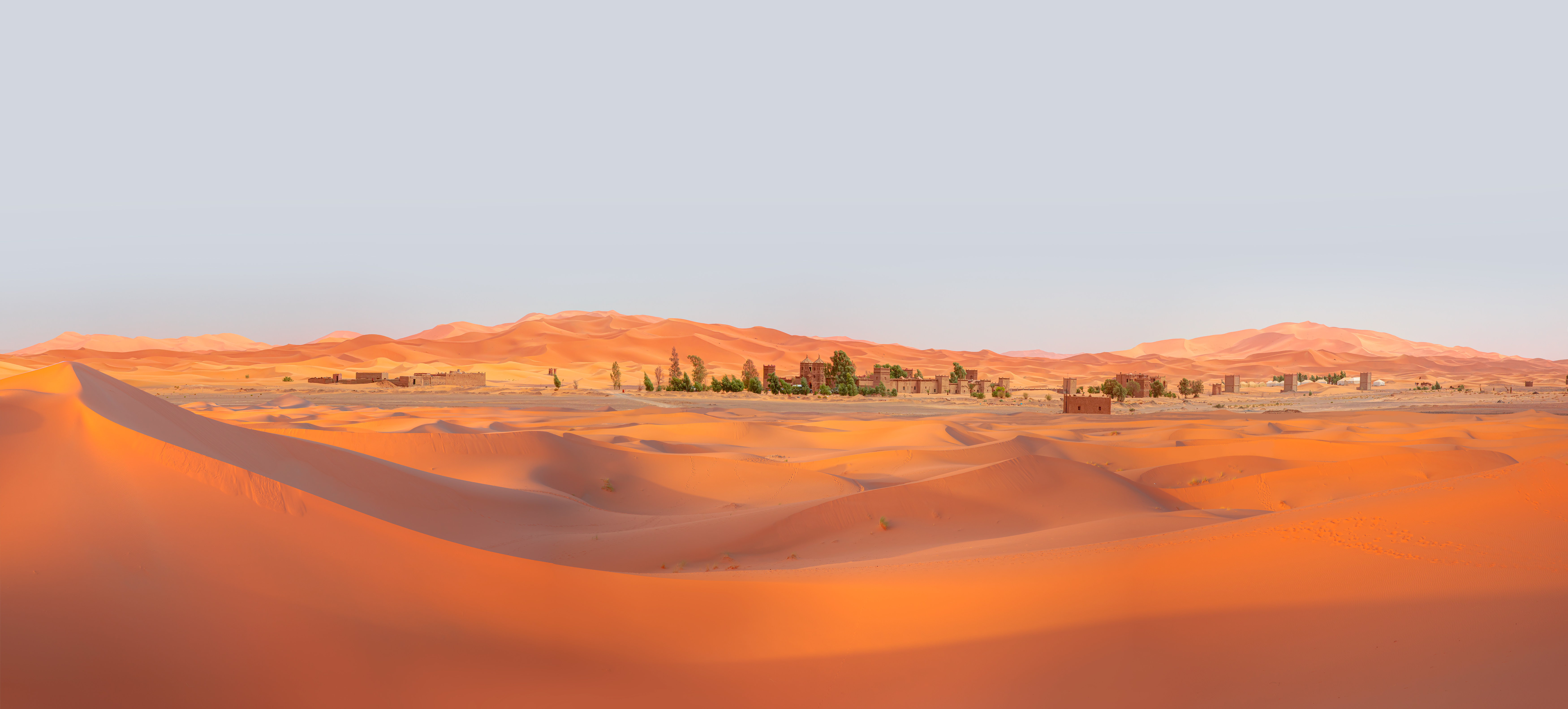 The Erg Chebbi dunes at Merzouga