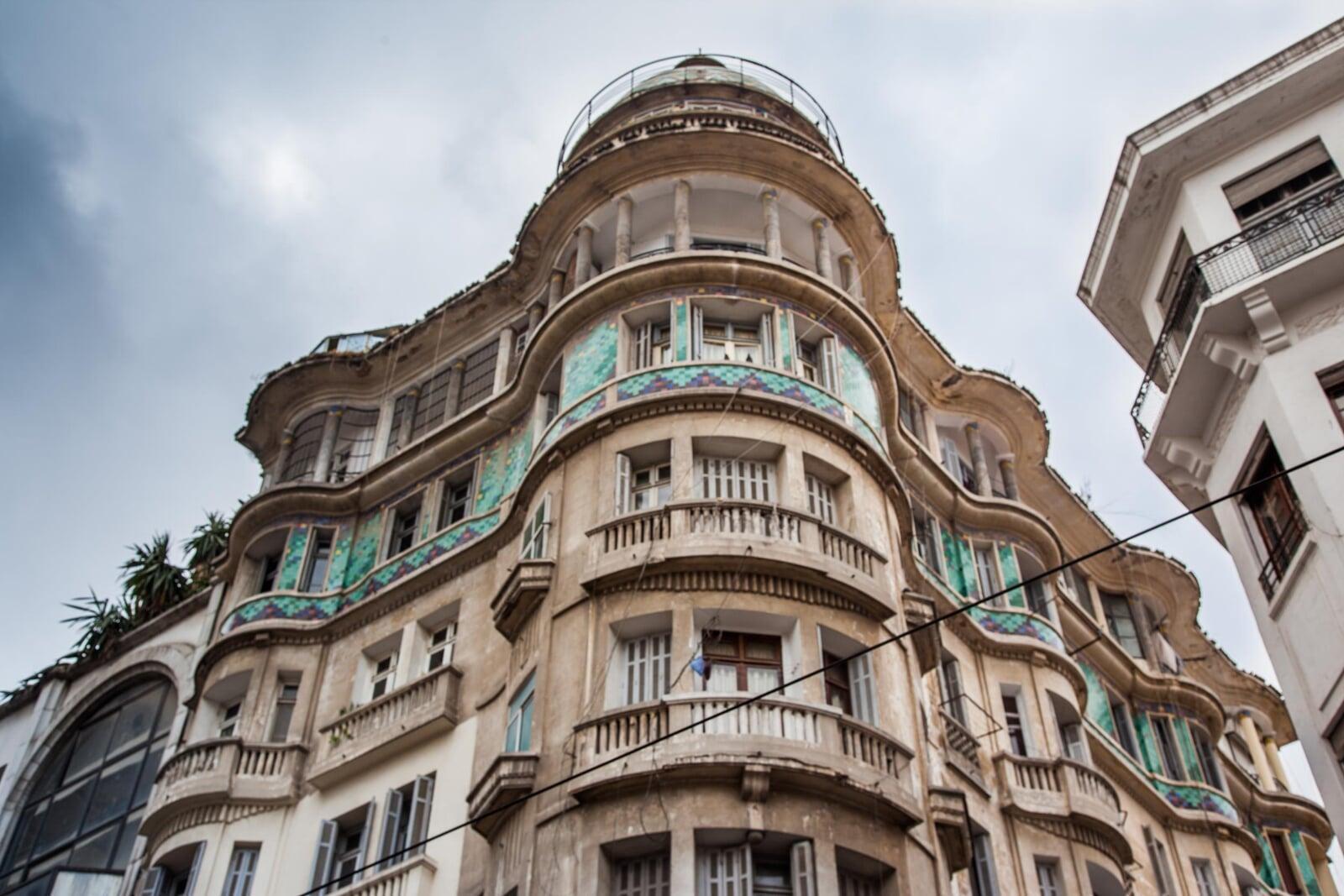 Casablanca Art Deco architecture downtown