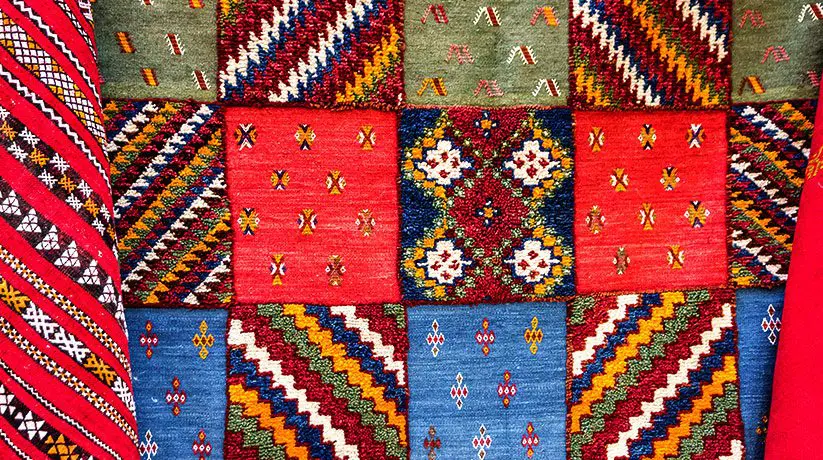 Kasbah Museum of Mediterranean Cultures in Tangier — kilims, mosaics and Moroccan textiles