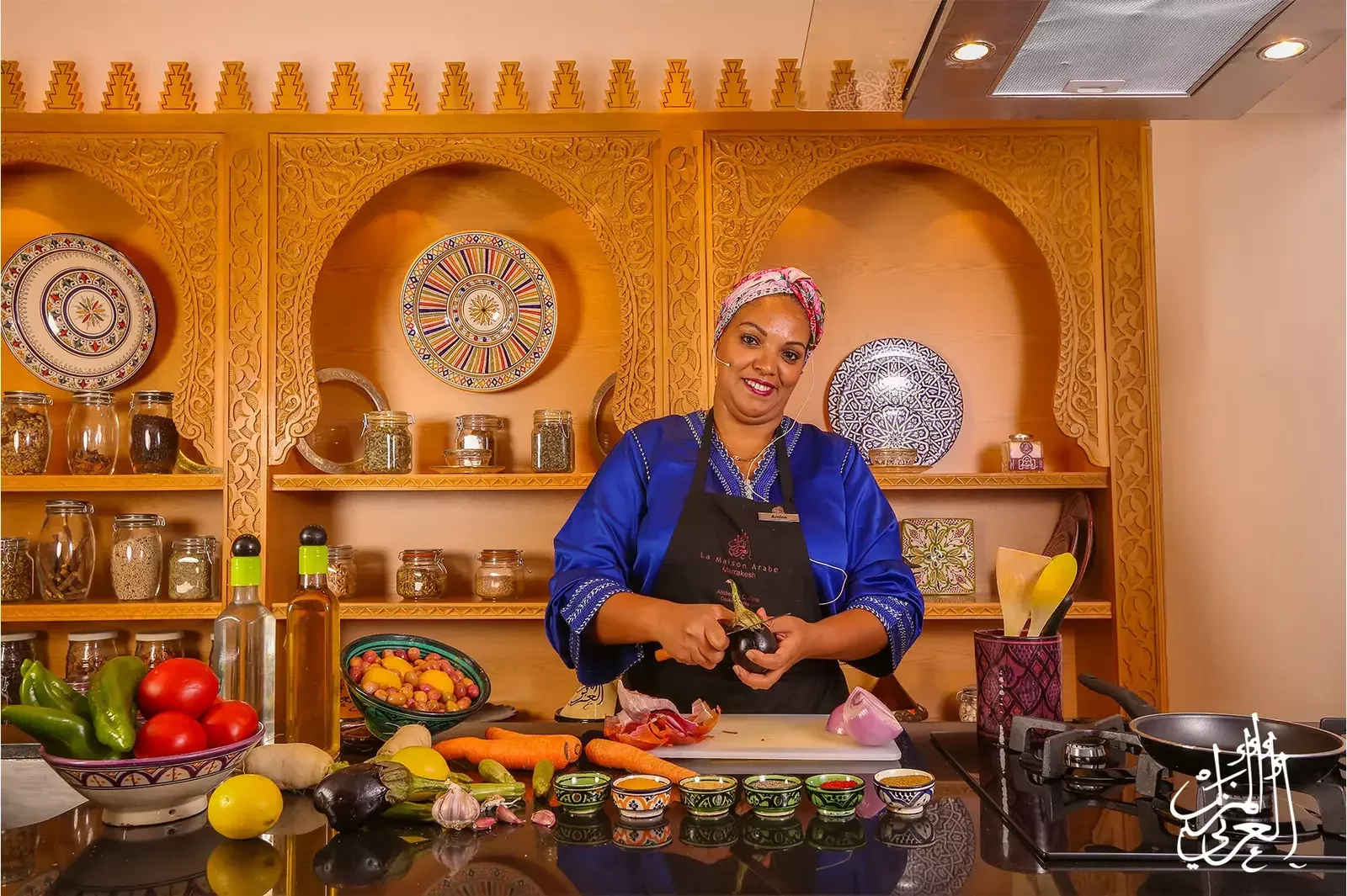 Moroccan cooking class in Marrakech where kids shop the souk and roll their own pastilla and tagine