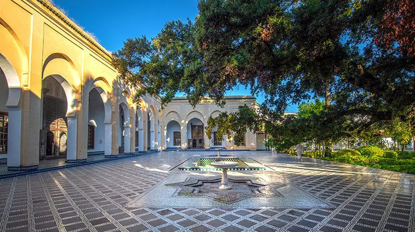 Batha Museum in Fes — former royal summer palace, now a Moroccan art museum
