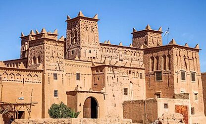 Kasbah in the Dades Valley near Ouarzazate and Ait Benhaddou