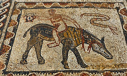 Roman ruins of Volubilis near Meknes, Morocco's best-preserved Roman archaeological site