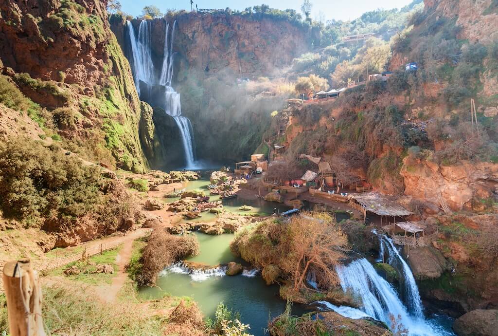 Ouzoud Waterfalls in the Atlas Mountains near Azilal, Morocco