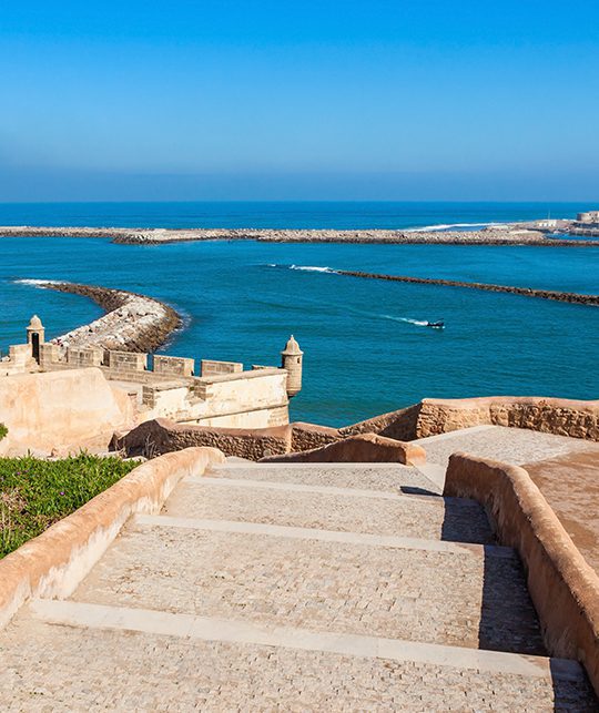 Medina of Rabat, Kasbah of the Udayas and the blue-and-white alleys of the Andalusian quarter